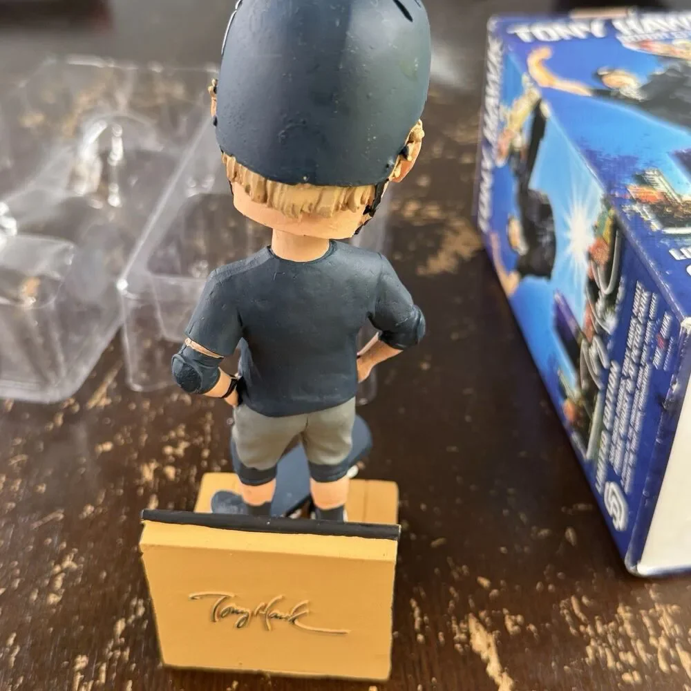 San Diego Padres Tony Hawk Night Bobblehead REPAIRED With Original Case & Insert